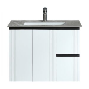 PV3280/3380 義大利淺灰面盆置物櫃-80cm